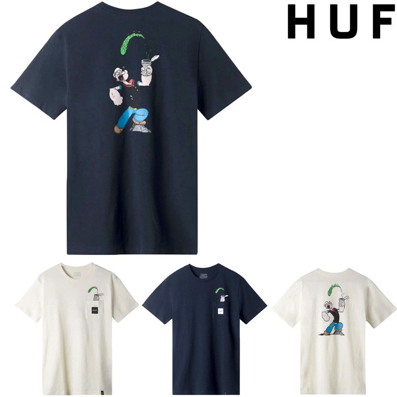 HUF PACK TEE （2色展開） ハフ ハフ Tシャツ HUF T-SHIRT tee tシャツ 半袖T ティーシャツ :huf
