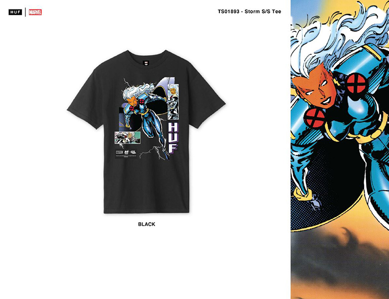 HUF （ ハフ Tシャツ ） x MARVEL STORM S/S TEE マーベル