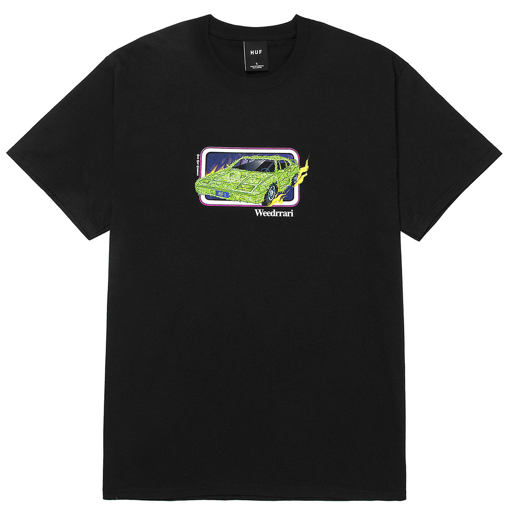 ハフ Tシャツ ） HUF 420 WEEDERRARI S/S TEE プリントT 半袖T T-SHIRT