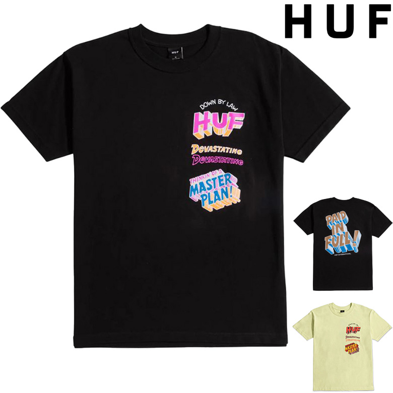 ハフ Tシャツ HUF MASTER PLAN S/S TEE 半袖T T-SHIRT プリントT