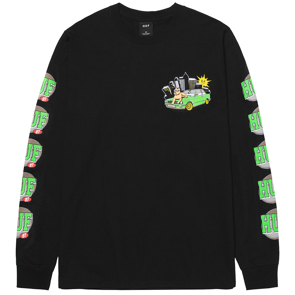 ハフ ロンT HUF 97 L/S TEE ロングスリーブ Tシャツ 長袖T プリントT