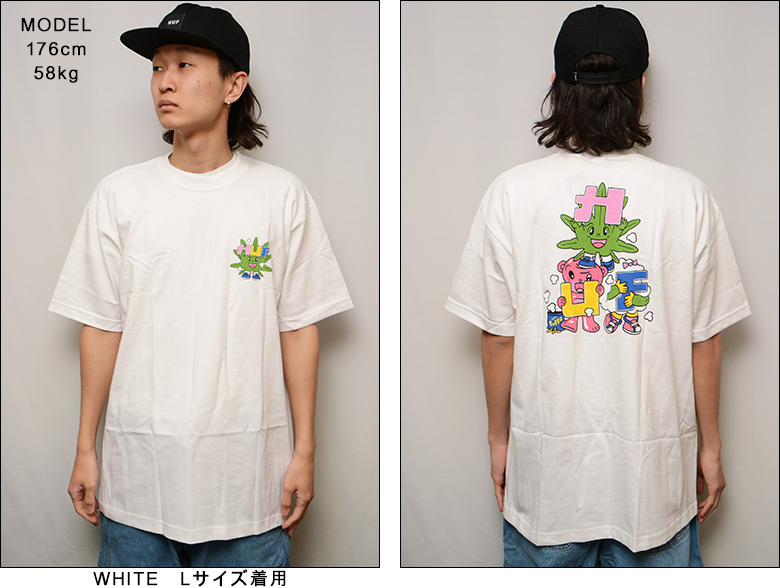 ★国内在庫/即発可*HUF*420/OPPOSITE OF LOWプリントTシャツ★ TS02397SP25_BLACK_d01_1200x120