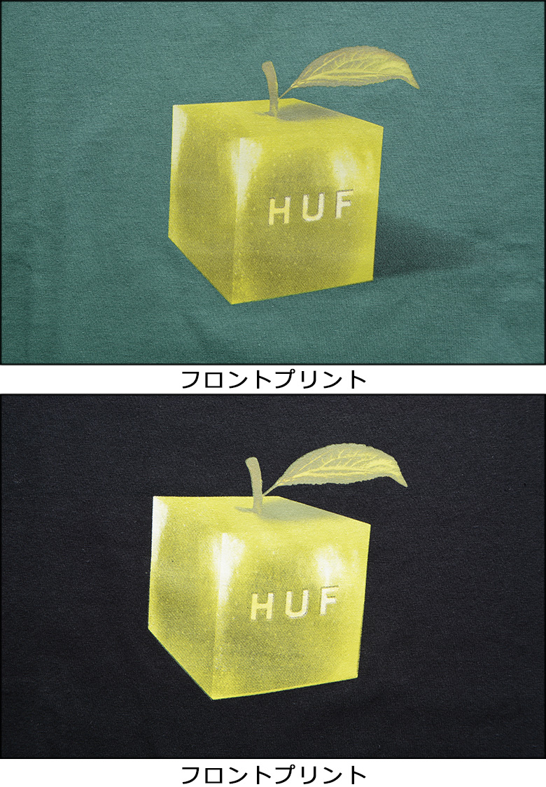 HUF ハフ Tシャツ APPLE BOX S/S TEE 半袖T T-SHIRT プリントT