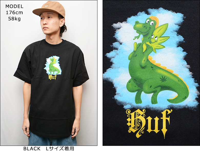 HUF ハフ Tシャツ FAIRY TALE S/S TEE 半袖T T-SHIRT プリントT