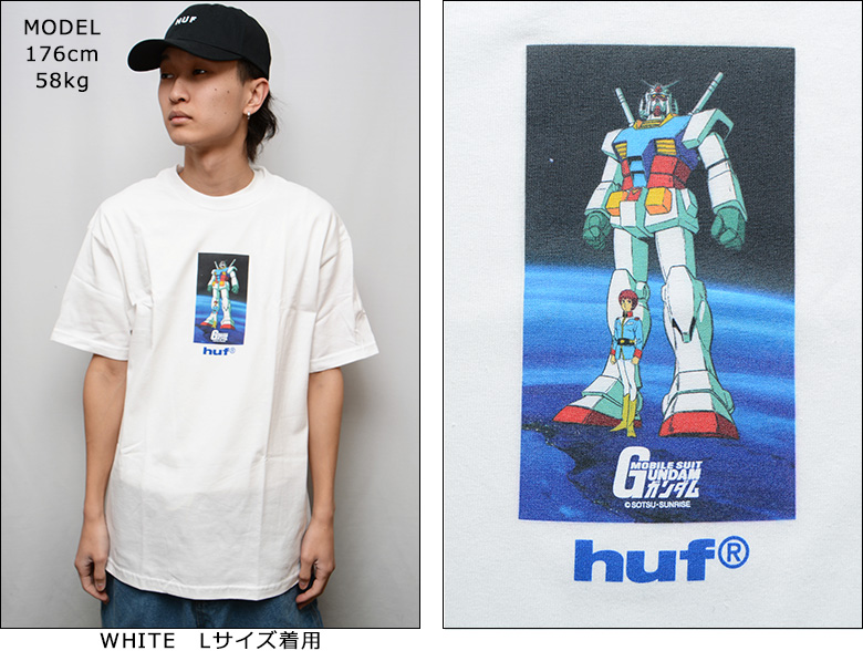 HUF ハフ ガンダム Tシャツ x MOBIL SUIT GUNDAM RX-78 S/S TEE
