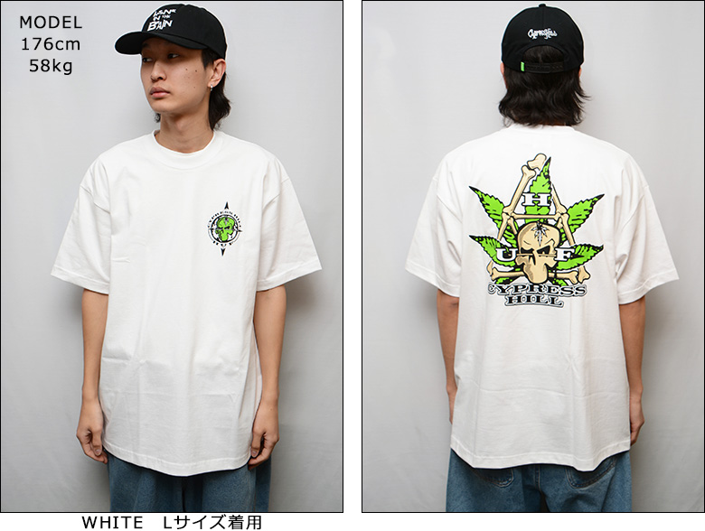 HUF ハフ サイプレス・ヒル Tシャツ x CYPRESS HILL TRIANGLE S