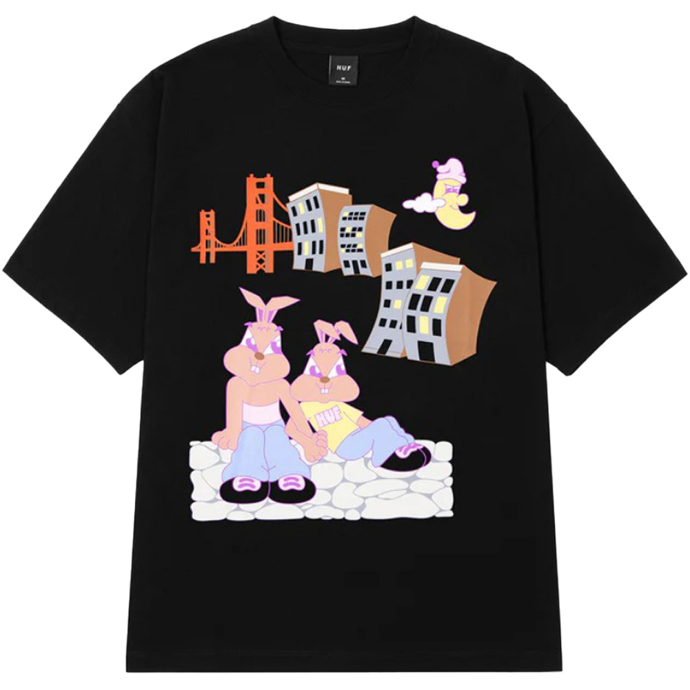 HUF（ハフ） Tシャツ HUF BAE VIEW S/S TEE 半袖T T-SHIRT プリントT 
