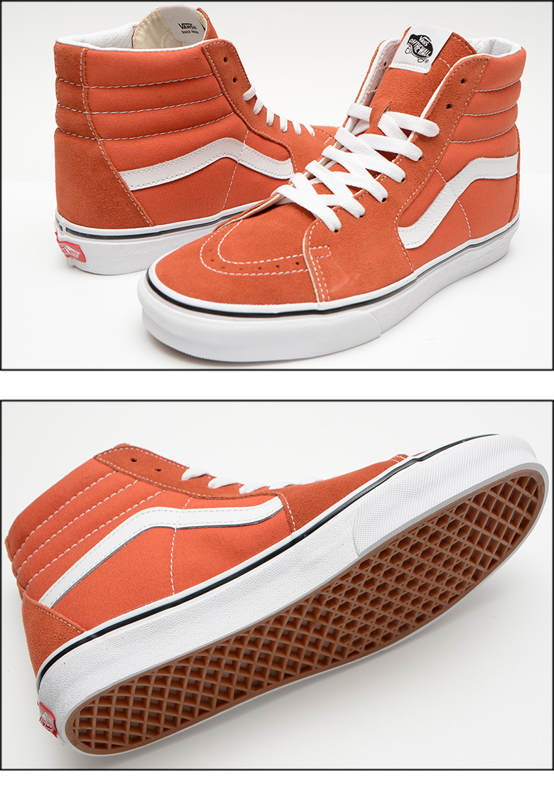 バンズ スニーカー VANS SK8-HI COLOR THEORY BURNT OCHRE ヴァンズ