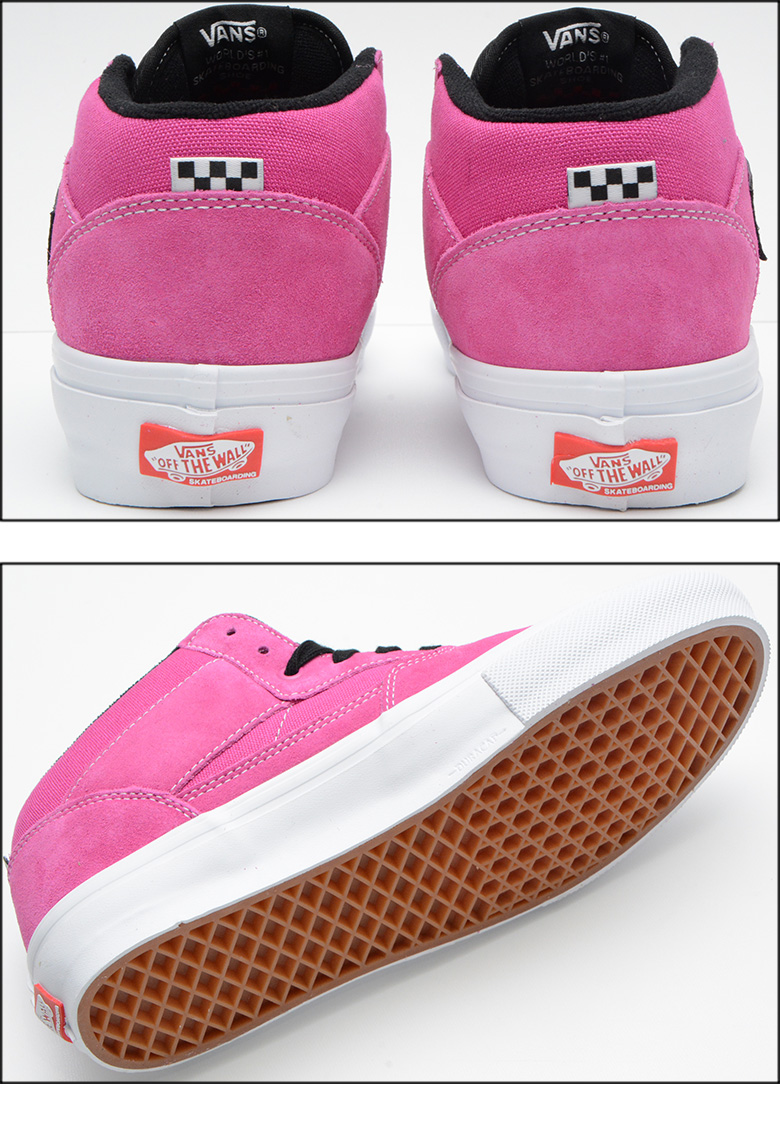 VANS バンズ スニーカー SKATE HALF CAB POP HOT PINK 正規取扱