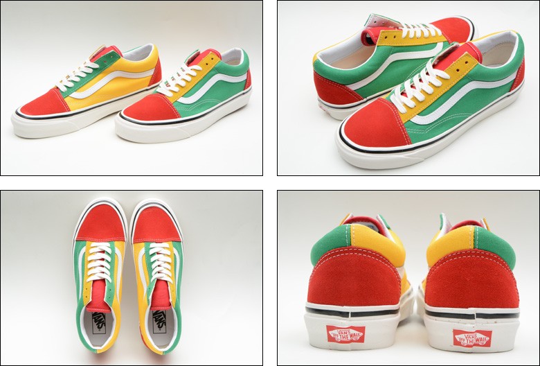VANS（ヴァンズ） スニーカー VANS OLD SKOOL STYLE 36 DX RED/EMERALD
