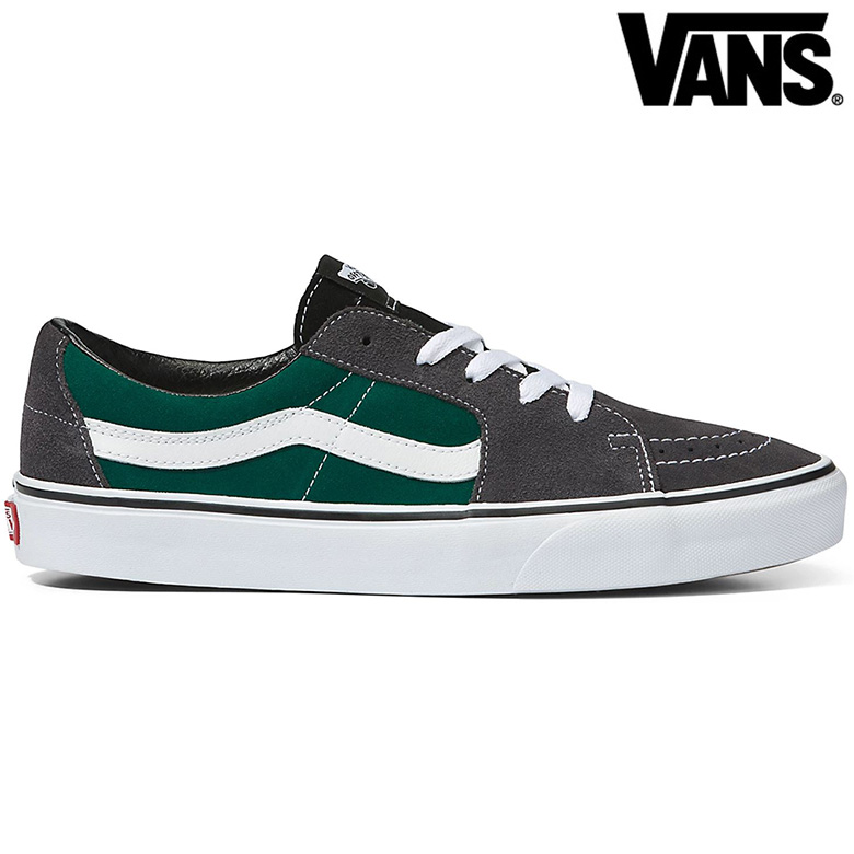 バンズ スニーカー VANS SK8-LOW JUNGLE GREEN / CHARCOAL ヴァンズ 