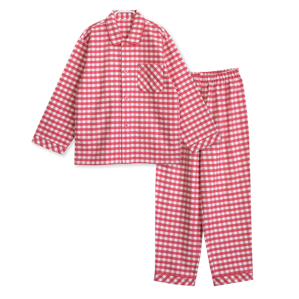 パジャマ キッズ 男の子 女の子 綿100％ 長袖 男女兼用 冬 前開き