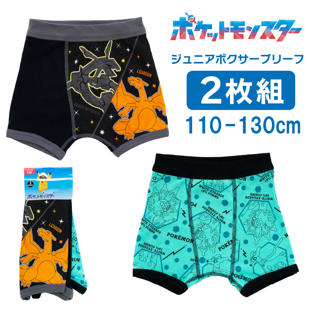 ポケットモンスター ポケモン ジュニアブリーフ 2枚セット 110 120 130 