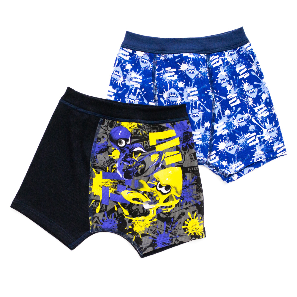 スプラトゥーン3 ジュニアボクサーブリーフ 2枚セット 100 110 120 130