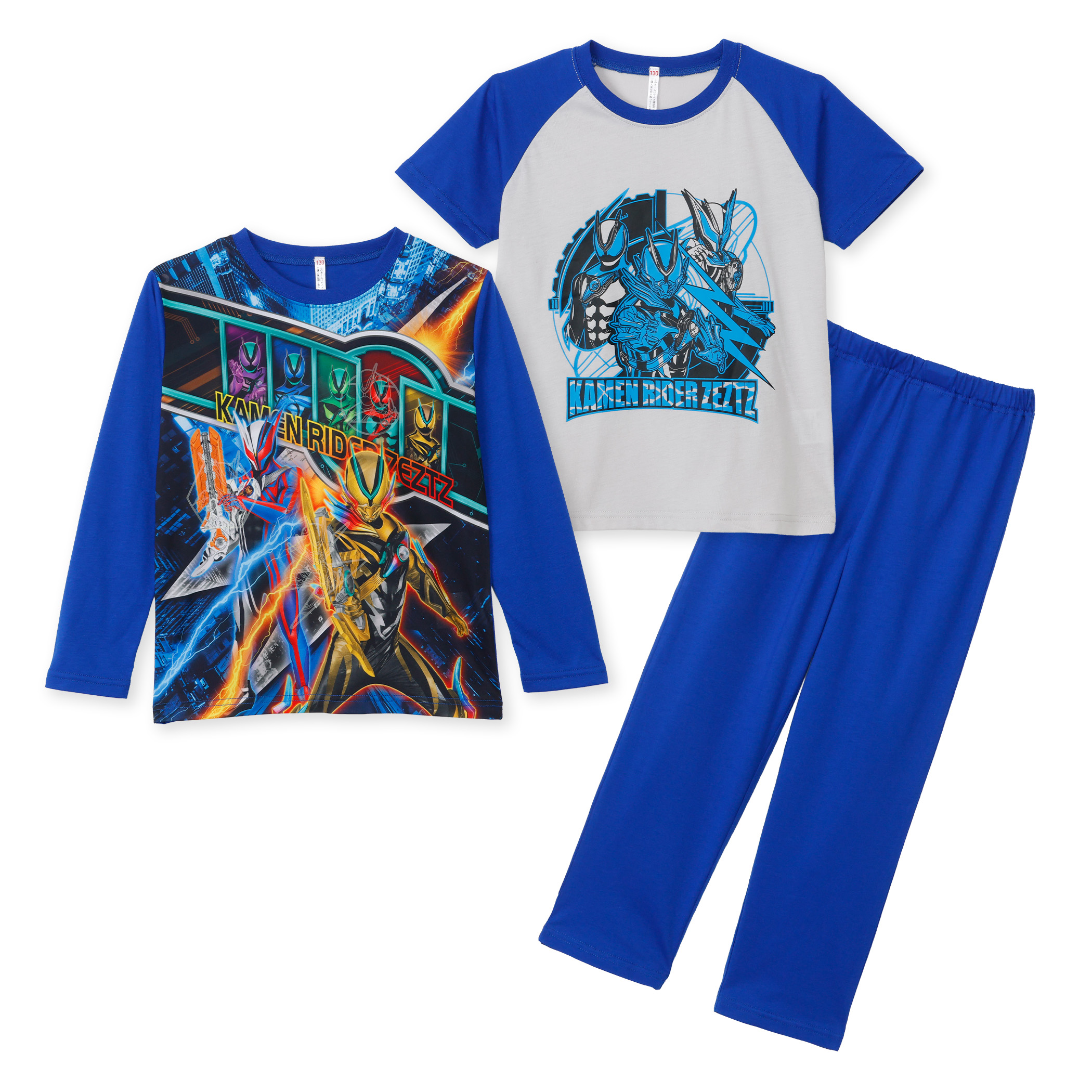 【いとっちゅう】男の子 大量 まとめ売り トップス Tシャツパジャマ 仮面ライダーゼッツ 2TOPS パジャマ キッズ ルームウェア 男の子 長袖
