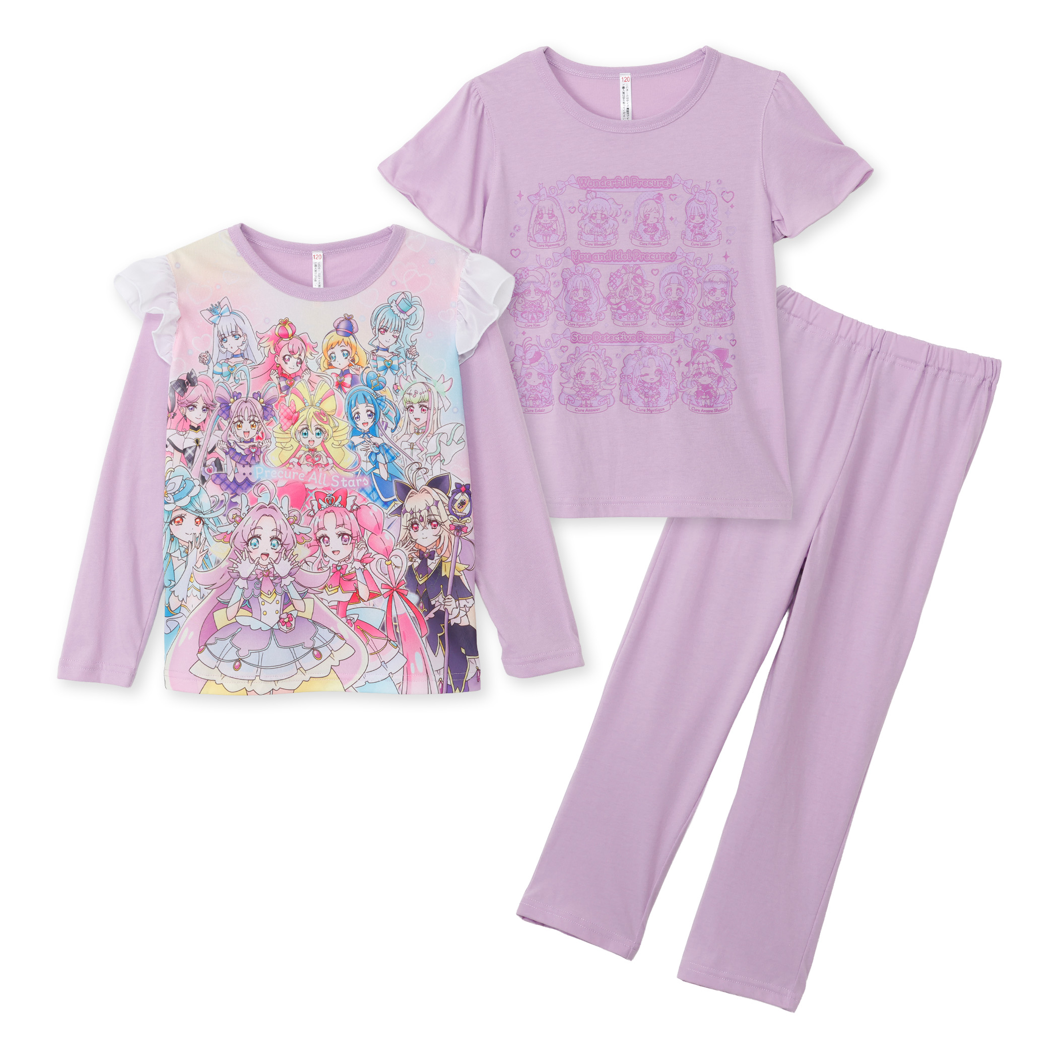 プリキュアオールスター 2TOPS パジャマ キッズ ルームウェア 女の子