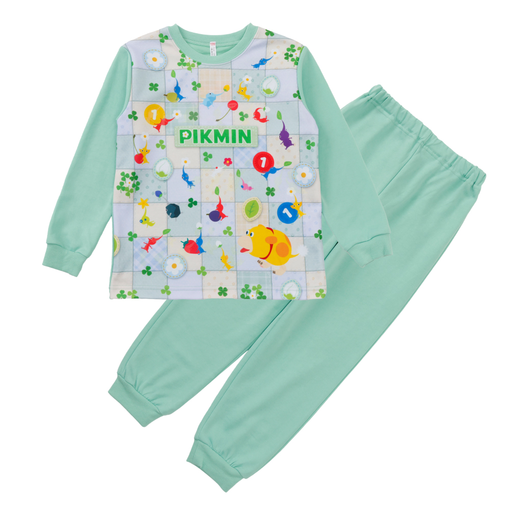 ピクミン PIKMIN 寝ても覚めても光るパジャマ ボーイズ ガールズ 長袖