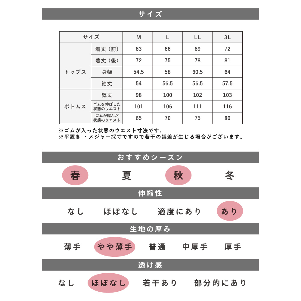 パジャマ の セール 数