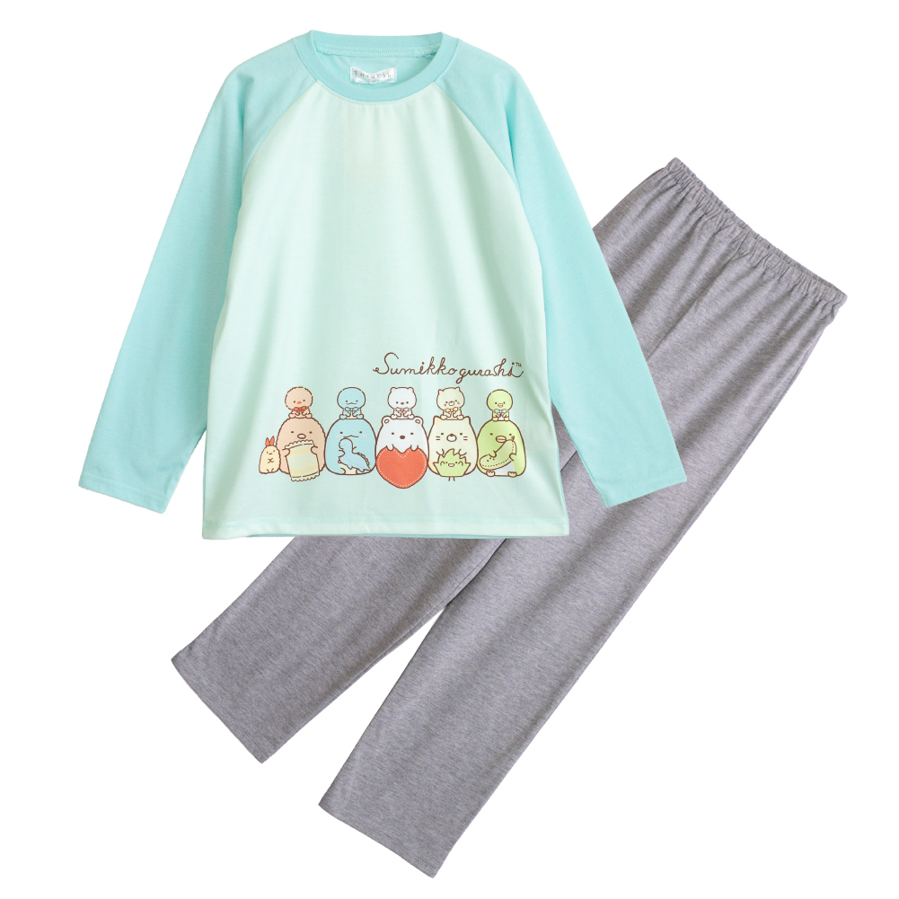 すみっコぐらし パジャマ キッズルームウェア 女の子 長袖 春 夏 秋 T 