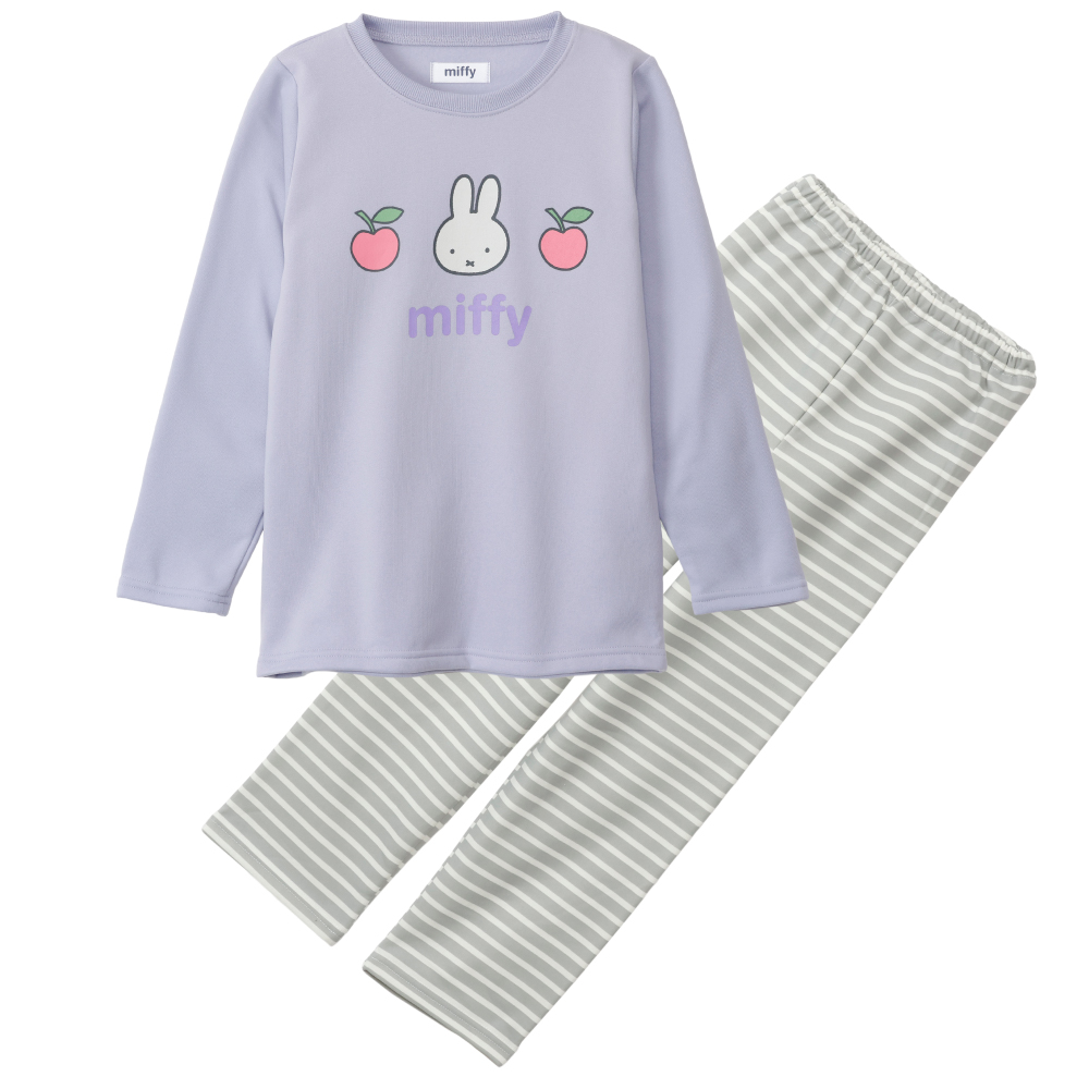 おやすミッフィーちゃんパジャマ グレーｘアイボリー XL おやすミッフィーちゃんパジャマ（グレー×アイボリー）XL / オードリー
