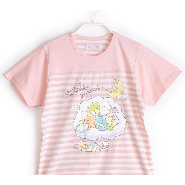 すみっコぐらし パジャマ キッズ 女の子 長袖 半袖 春 夏 秋 Tシャツ