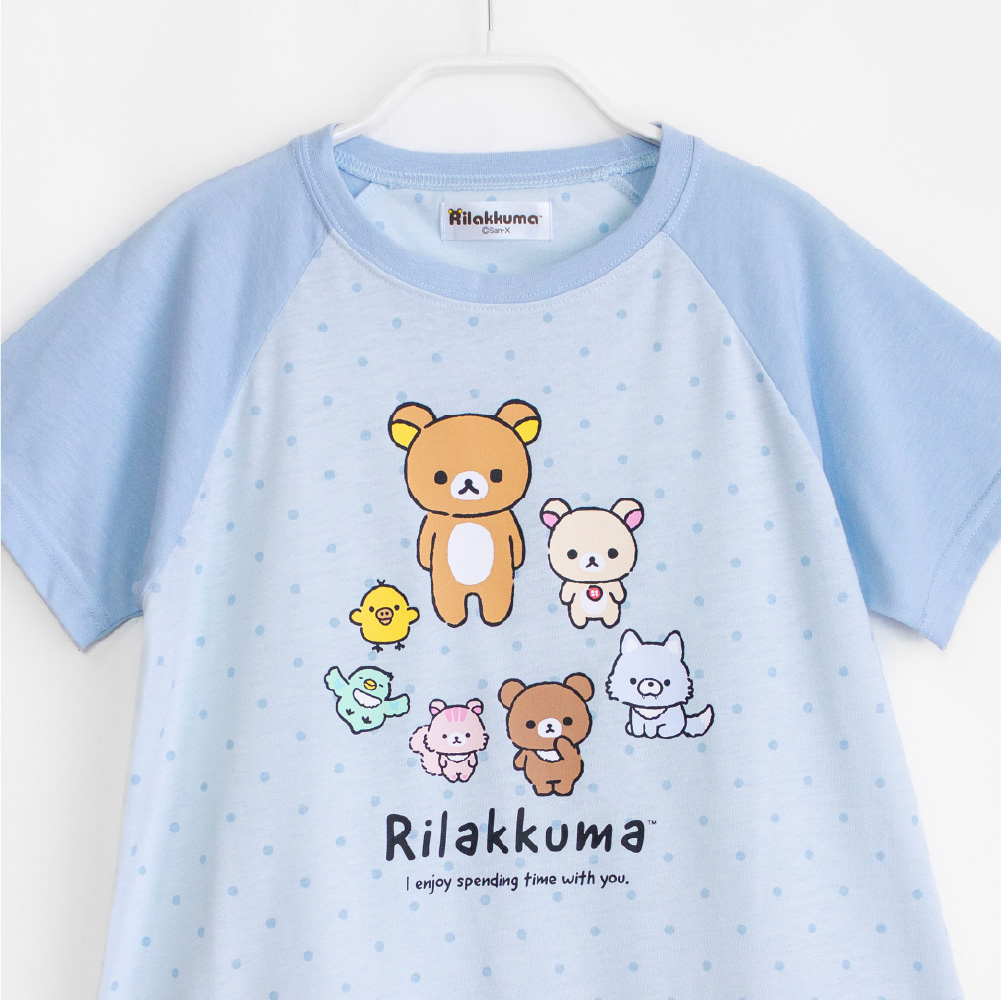 リラックマ 2TOPS パジャマ キッズルームウェア 女の子 長袖