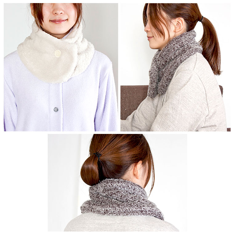 専用⭐気まぐれ…限定商品❤ゆったり大人サイズ☆ネックウォーマー❤ポコボア 超あったかムックボアのネックウォーマー 高級ボア使用 パジャマ 日本