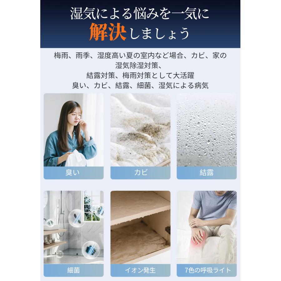 除湿機 衣類乾燥 3L大容量 1000ML/日 空気清浄 1台3役 除湿 静音