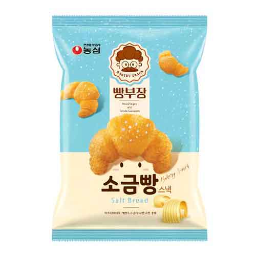 農心 パン部長 塩パンスナック 55g NONGSHIM クロワッサン バター