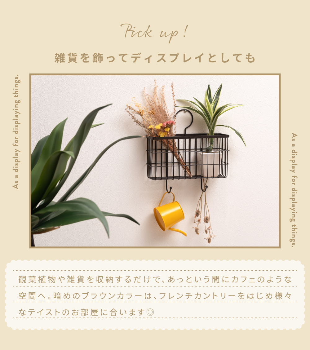 東谷 ハンガー カゴ付き フック ボックス付き 小物収納 収納 小物入れ