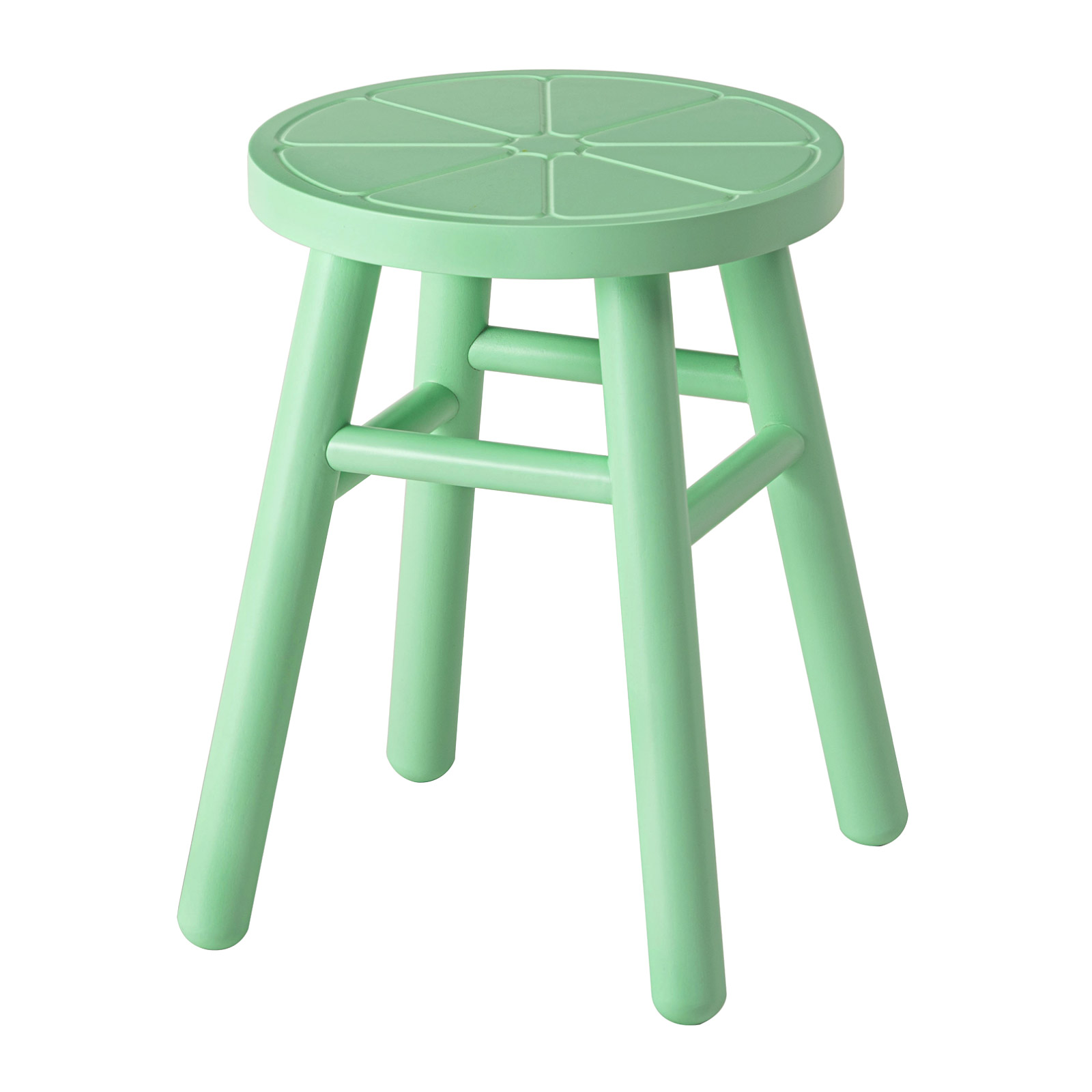 東谷 スツール 椅子 木製 野菜 果物 フルーツ 高さ43cm 丸型 おしゃれ