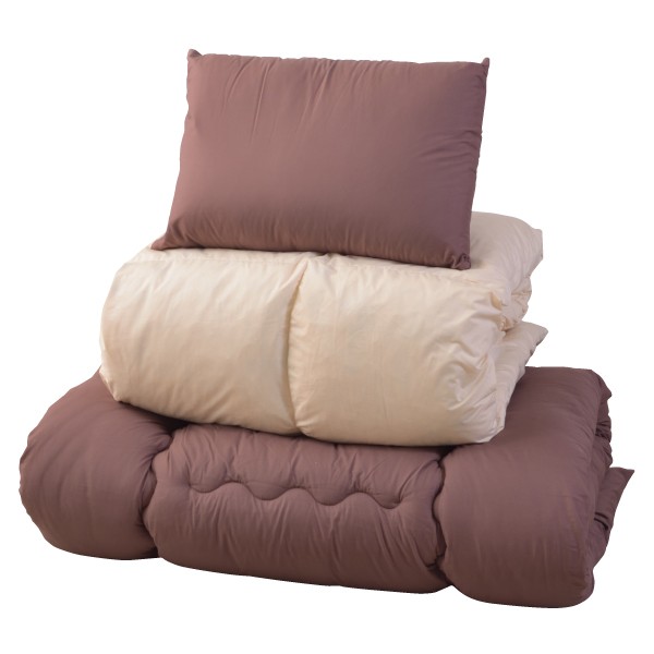 東谷 布団セット シングル 4点 羽根布団 布団 フェザー ベッド用 寝具