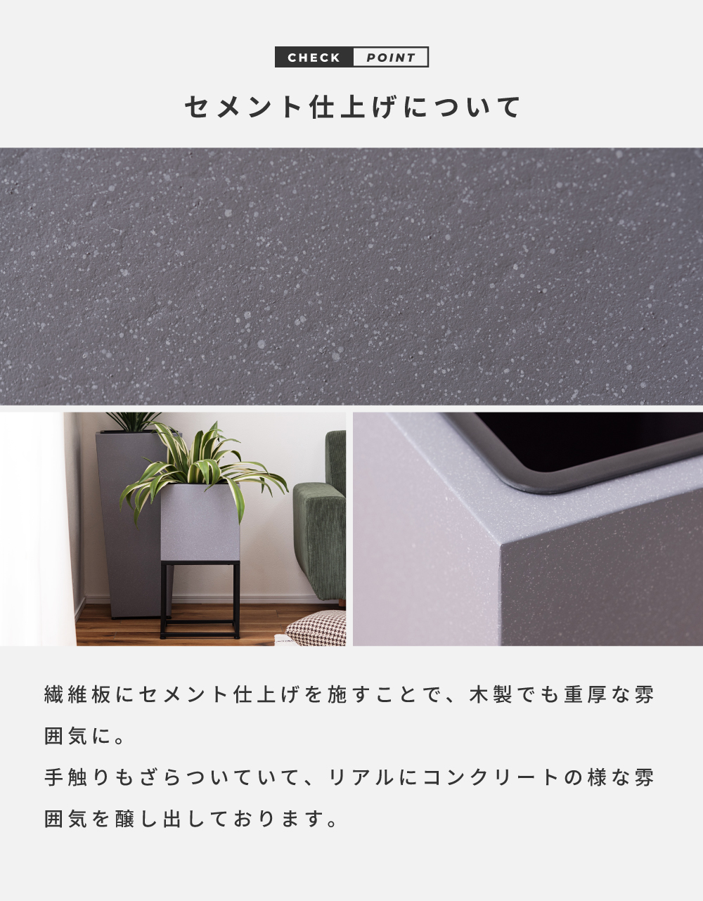 プランター 植木鉢 6号用 インナーボックス 軽い 軽量 グレー おしゃれ