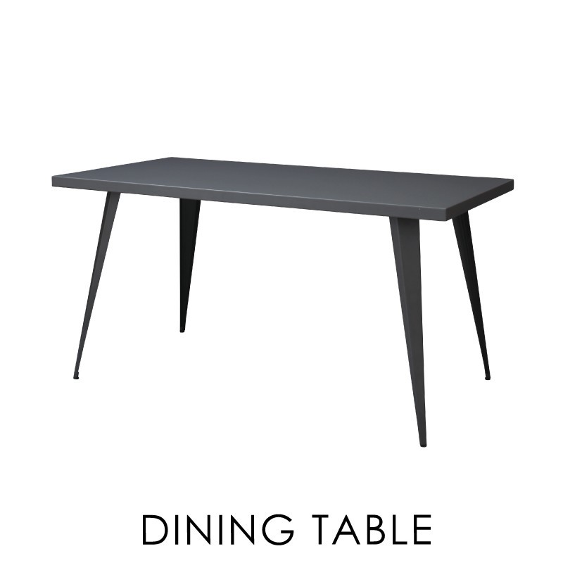 ダイニングテーブル 幅150cm 4人用 おしゃれ スチール 食卓机 インダストリアル 安い