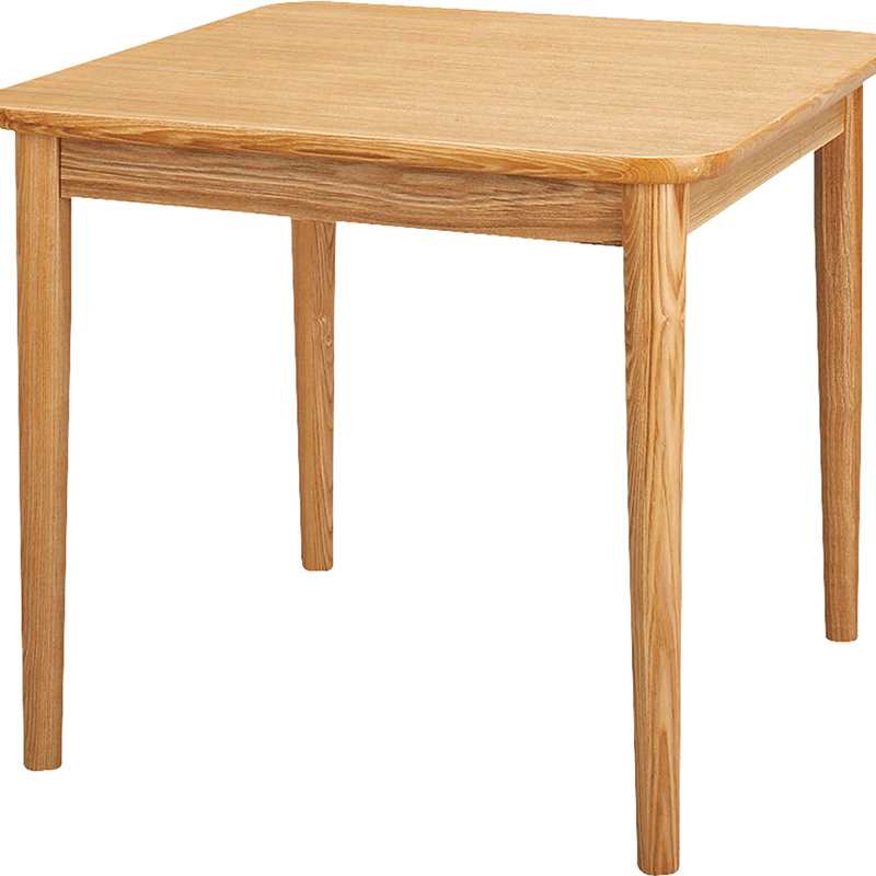 東谷 ダイニングテーブル 幅75cm 2人用 角丸 低め 高さ64 食卓