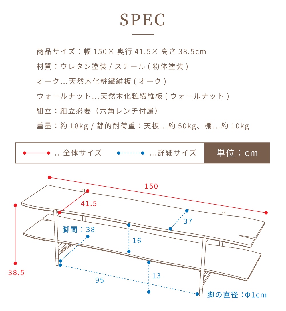 テレビ台 ローボード テレビボード TV台 TVボード 幅150cm おしゃれ