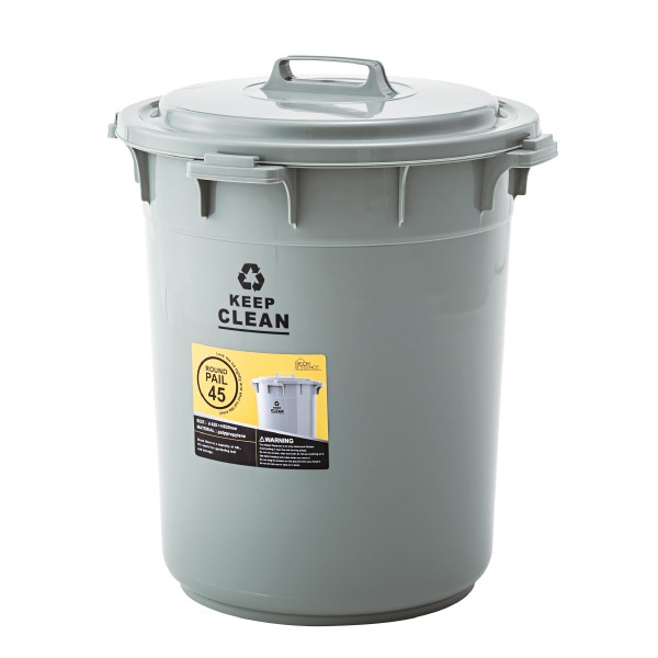 45L ダストボックス　お洒落ゴミ箱　アメリカン　分別ゴミ箱　ナチュラル 東谷 ゴミ箱 おしゃれ 屋内 屋外 分別 45L 大型 ふた付き
