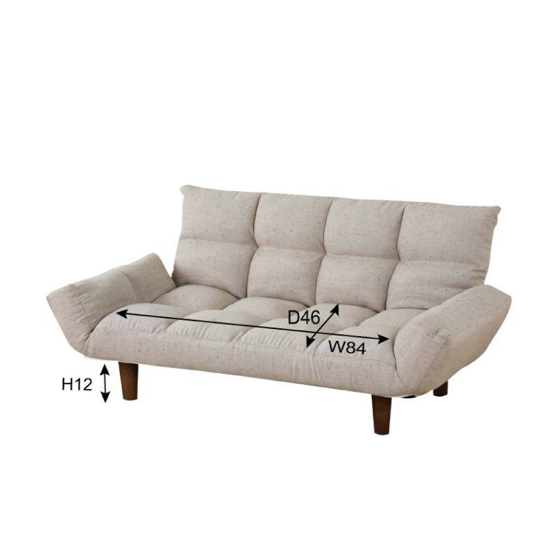 2人掛けソファ リクライニング　コンパクトソファ　ローソファ 東谷 ソファー ソファ ローソファー 2人掛け フロアソファ