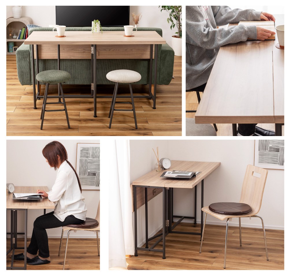 東谷 ダイニングテーブル テーブル 2人用 伸縮 カフェテーブル 4人