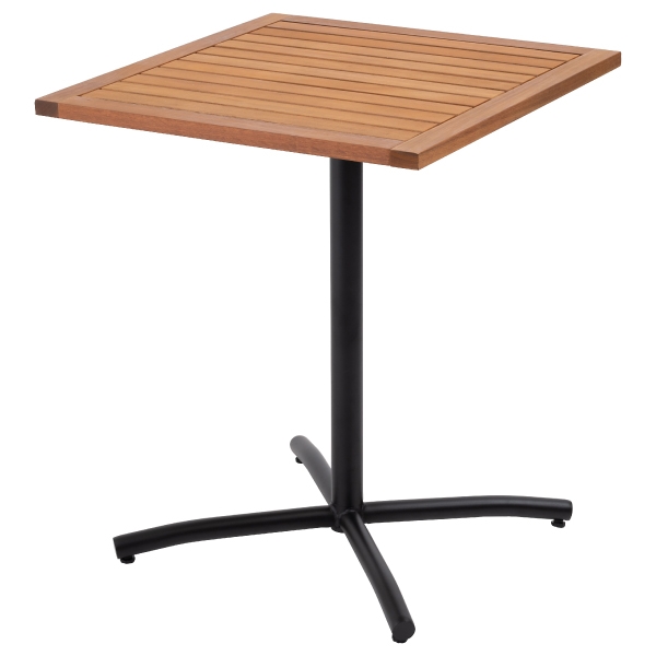 カフェテーブル テーブル 正方形 机 食卓テーブル 高さ74cm 天然木 スチール スタイリッシュ おしゃれ カフェ ダイニング シンプル バー かわいい カウンター｜palette-life｜02