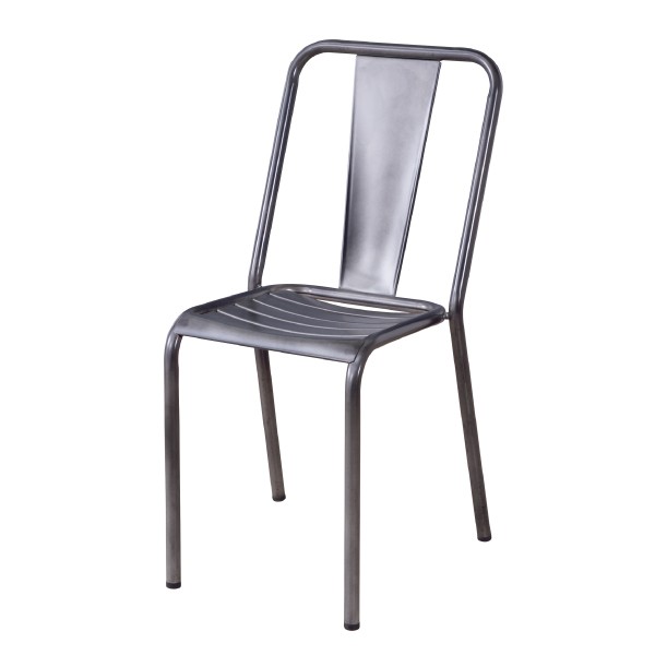 東谷 ダイニングチェア おしゃれ 白 スチール スタッキング 積み重ね