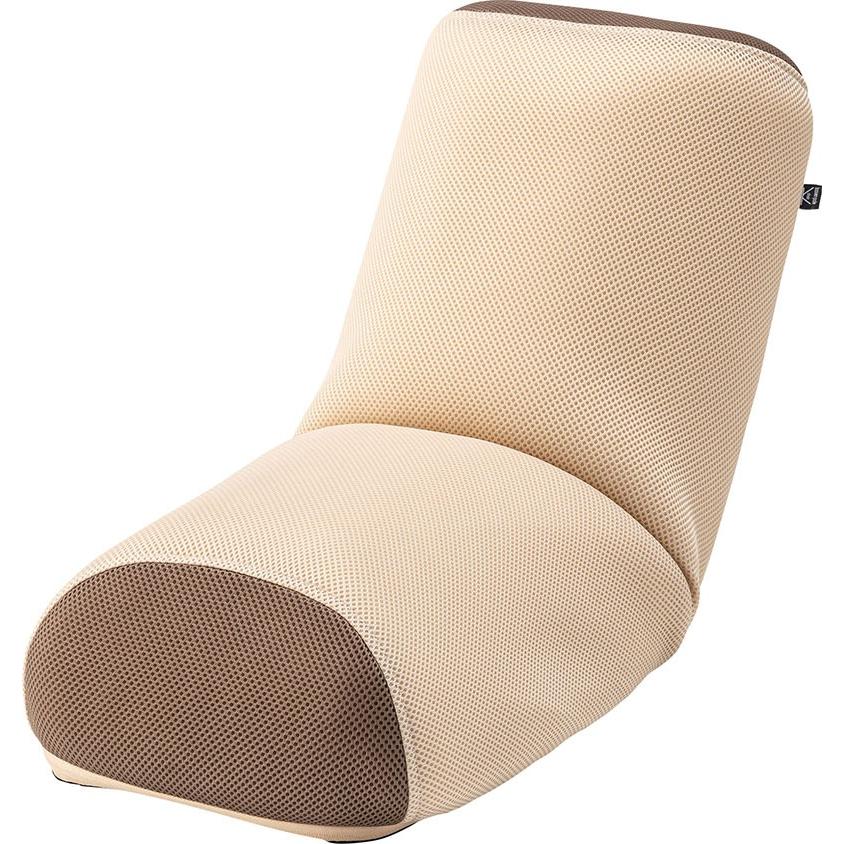 ルースンポールチェア 座椅子 チェア フットレスト ストレッチ 枕 かわいい リクライニング 14段階 クッション フロアチェア 一人用 メッシュ 足置き シンプル｜palette-life｜02