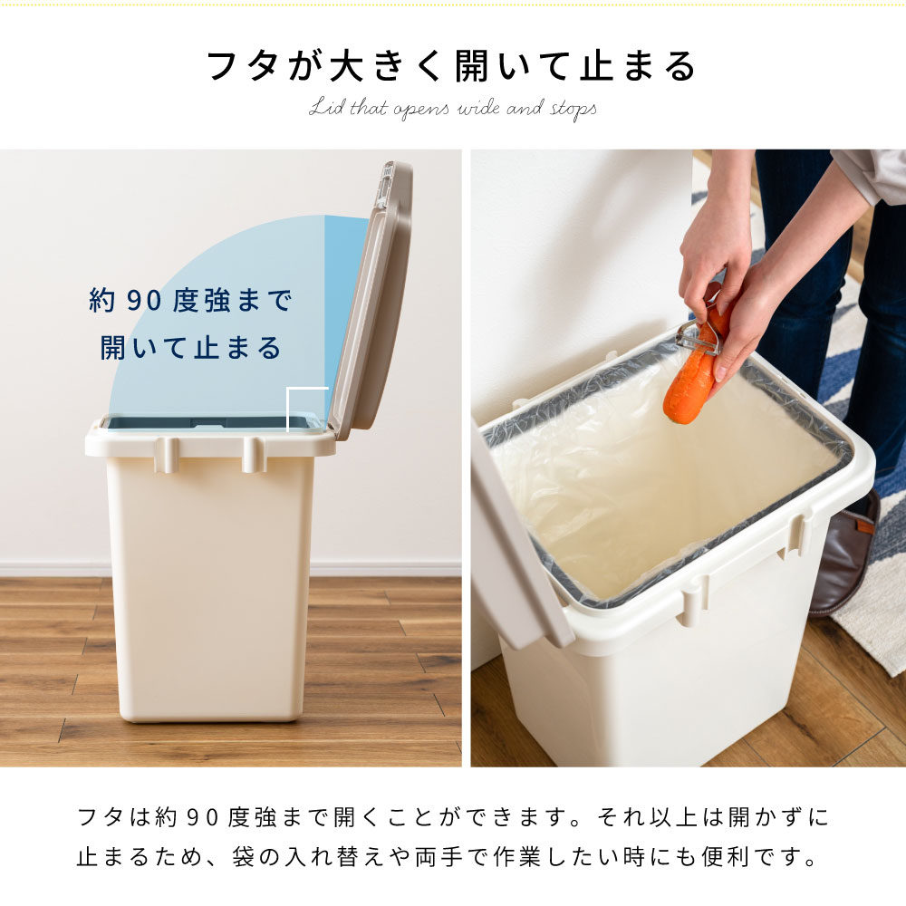 RISU（リス） ゴミ箱 32リットル おしゃれ 分別 ごみ箱 ダストボックス