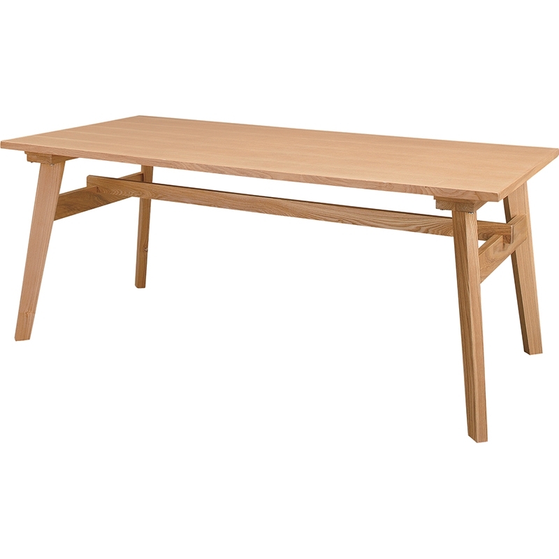 ダイニングテーブル 食卓テーブル テーブル 机 幅160cm 4人用 天然木 広め 大きめ シンプル おしゃれ 長方形 北欧 木製 ナチュラル ブラウン ダイニング ワイド｜palette-life｜02