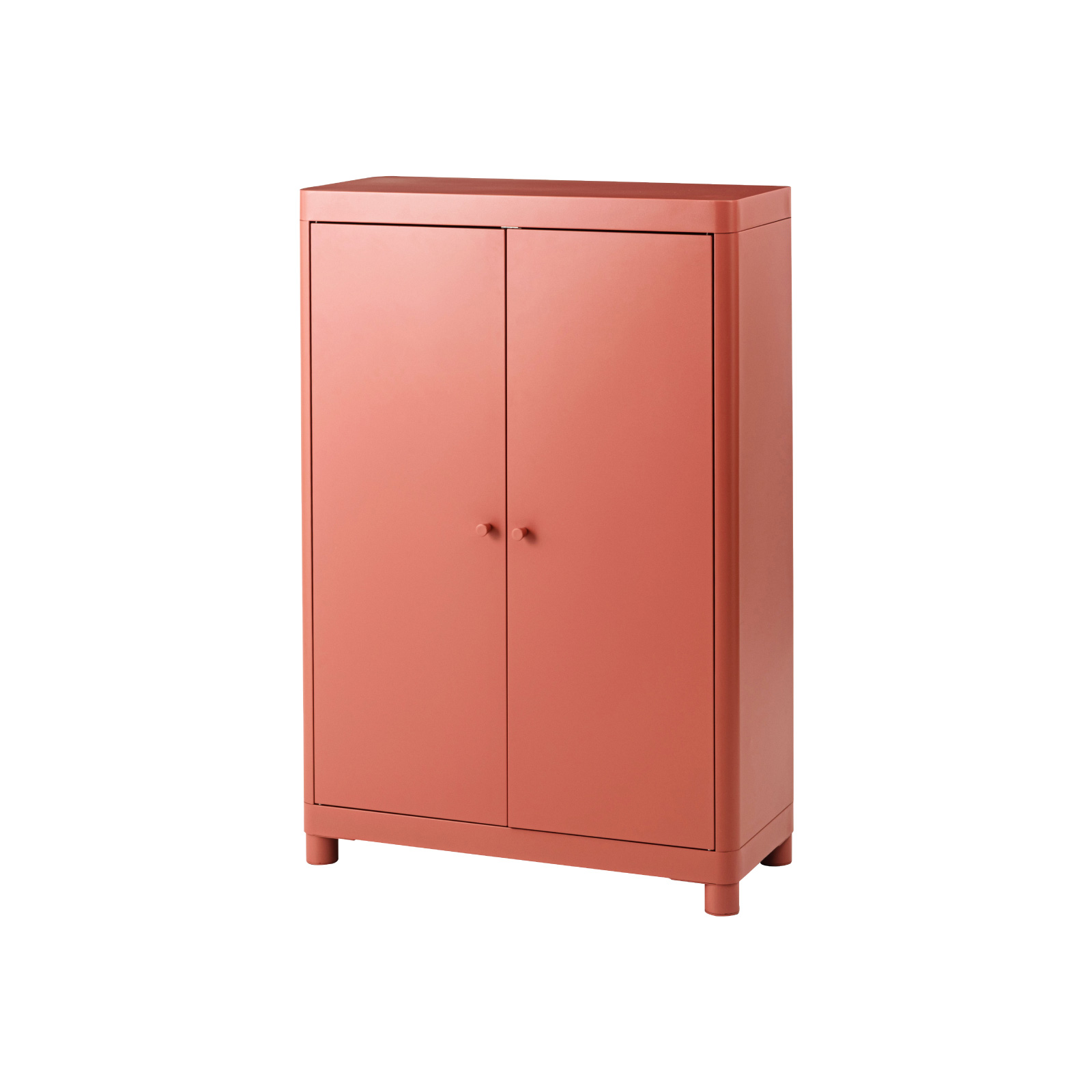 東谷 チェスト 3段 両開き おしゃれ 可動棚 収納チェスト 白 奥行33