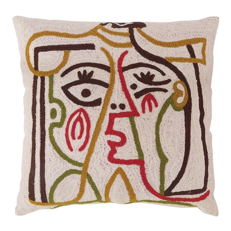 東谷 クッション おしゃれ フロアクッション 45×45cm コットン