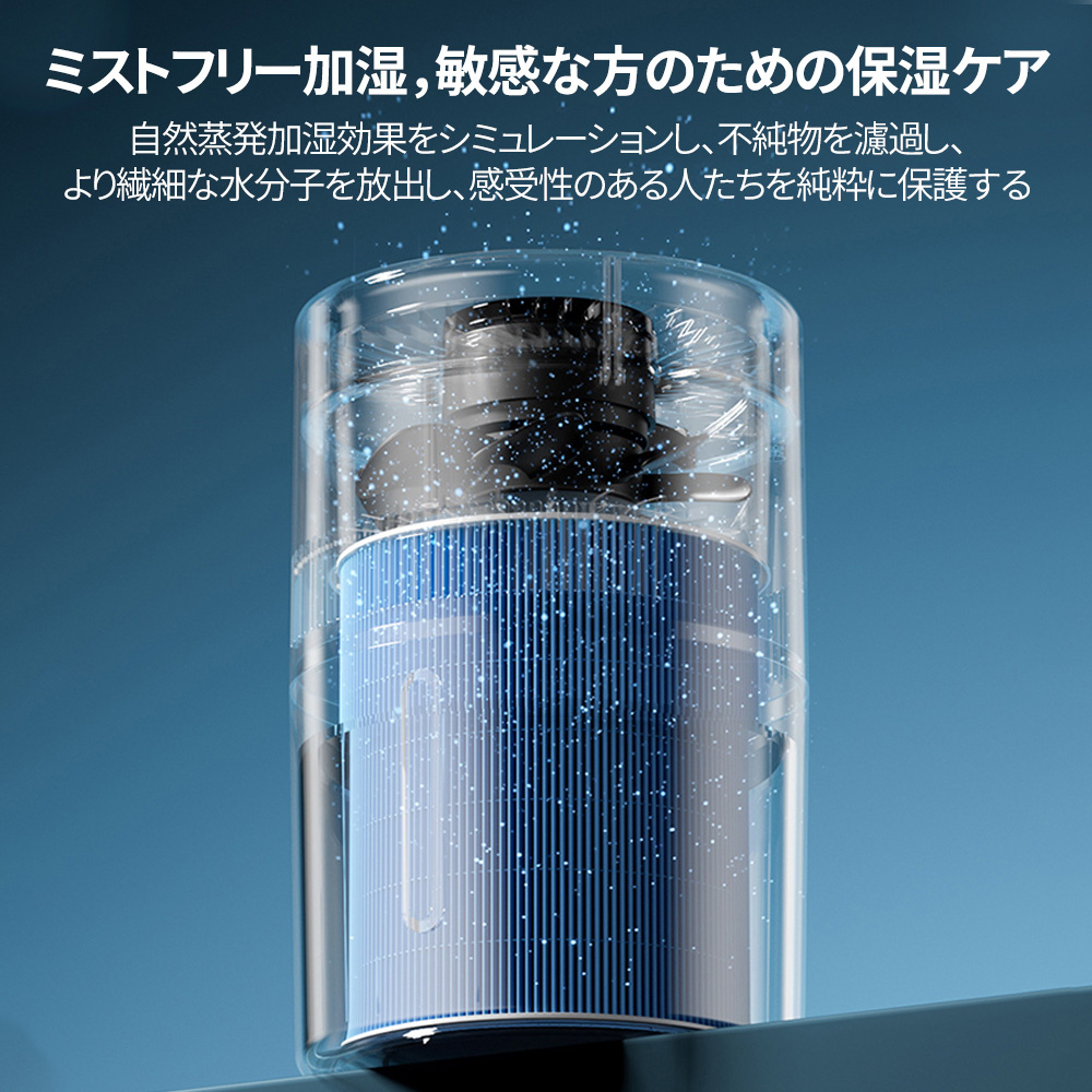 正規品】 加湿器 気化式 空気清浄機 大容量 4L 最大18畳対応 4重