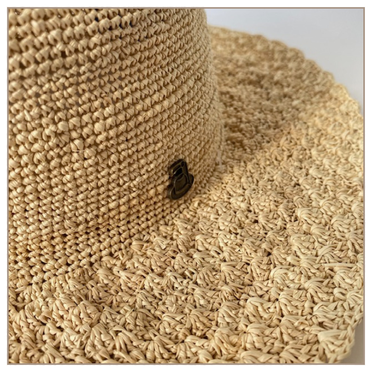 Ecua-Andino XL パナマ帽子　未使用　麦わら帽子 Ecua-Andino（エクア・アンディーノ） パナマハット パナマ帽 メンズ