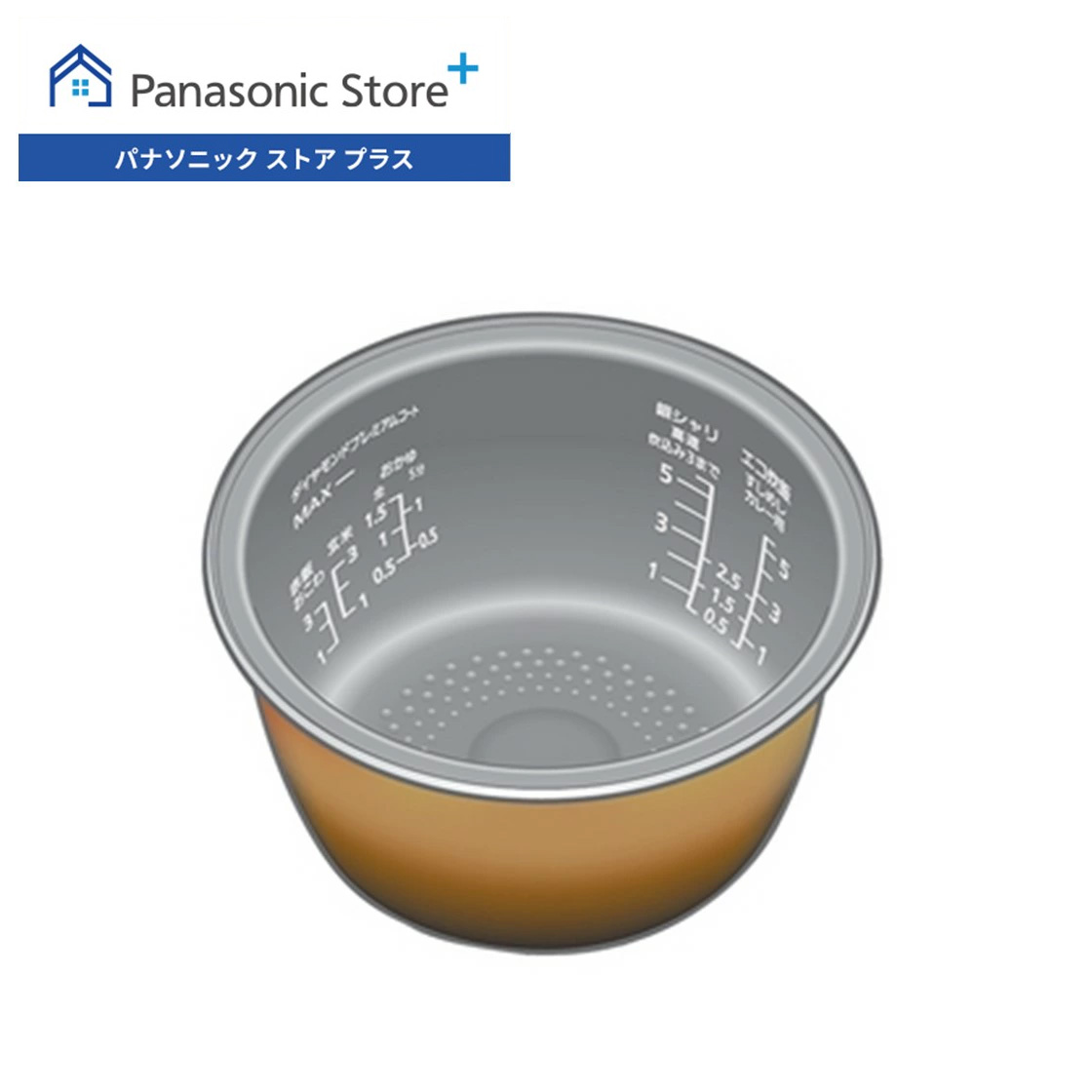 パナソニック炊飯器用内釜　 ARE50-M20 　5.5合炊き用 楽天市場】ARE50-M20 パナソニック 炊飯器用 内釜 内なべ SR