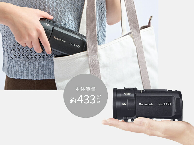 Panasonic 公式店 パナソニック ビデオカメラ HC-V900 高倍率